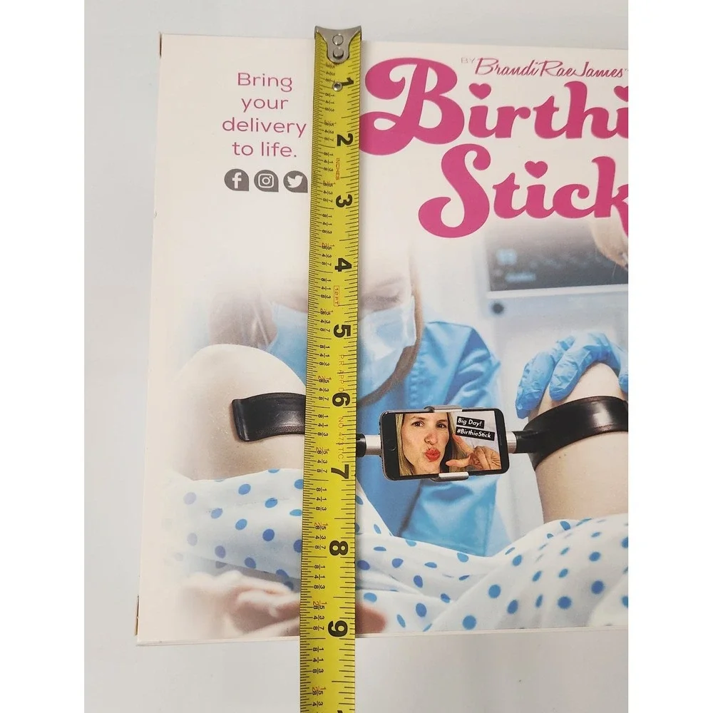 Prank-O Birthie Stick Gag Gift Box, Funny Fake Empty Gift Box 11.25